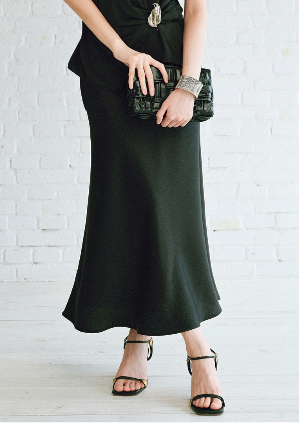 Mulberry Silk 3-Piece Set - Halter Top and Wide Leg Pants