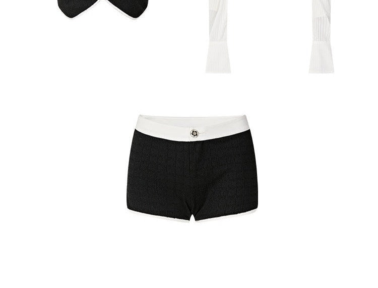 Cotton Vest and Shirt Set - Elegant Style