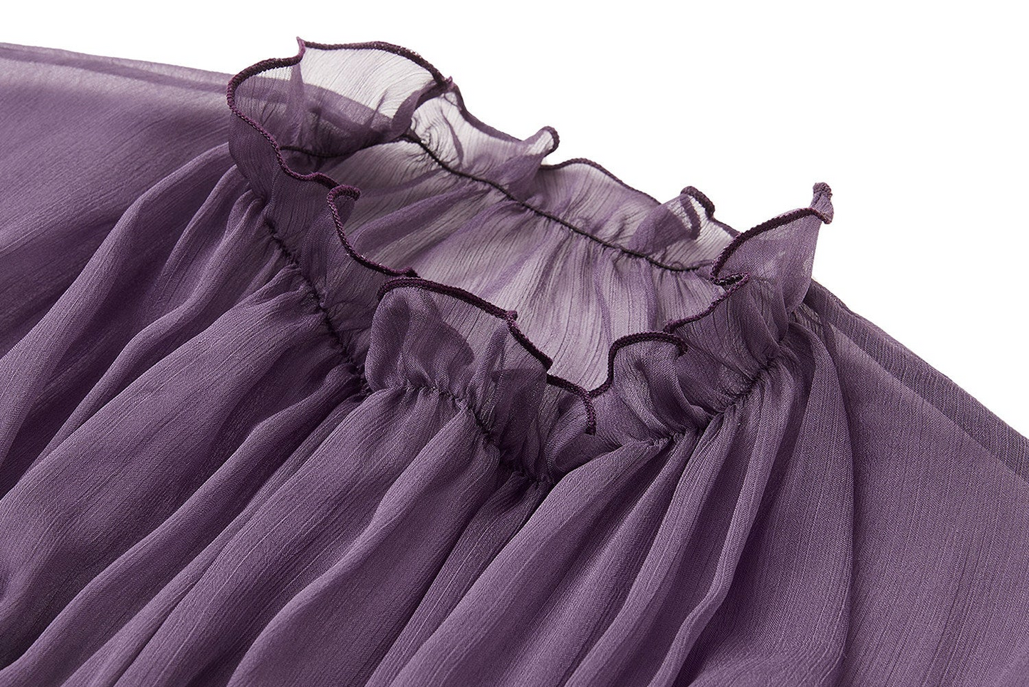 Viscose Set - Elegant Textured Top and Flowing Skirt