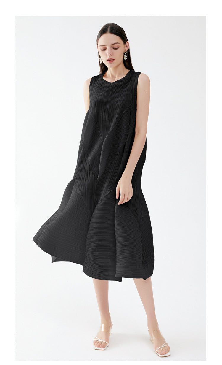 Sleeveless Bud French Puff Dress