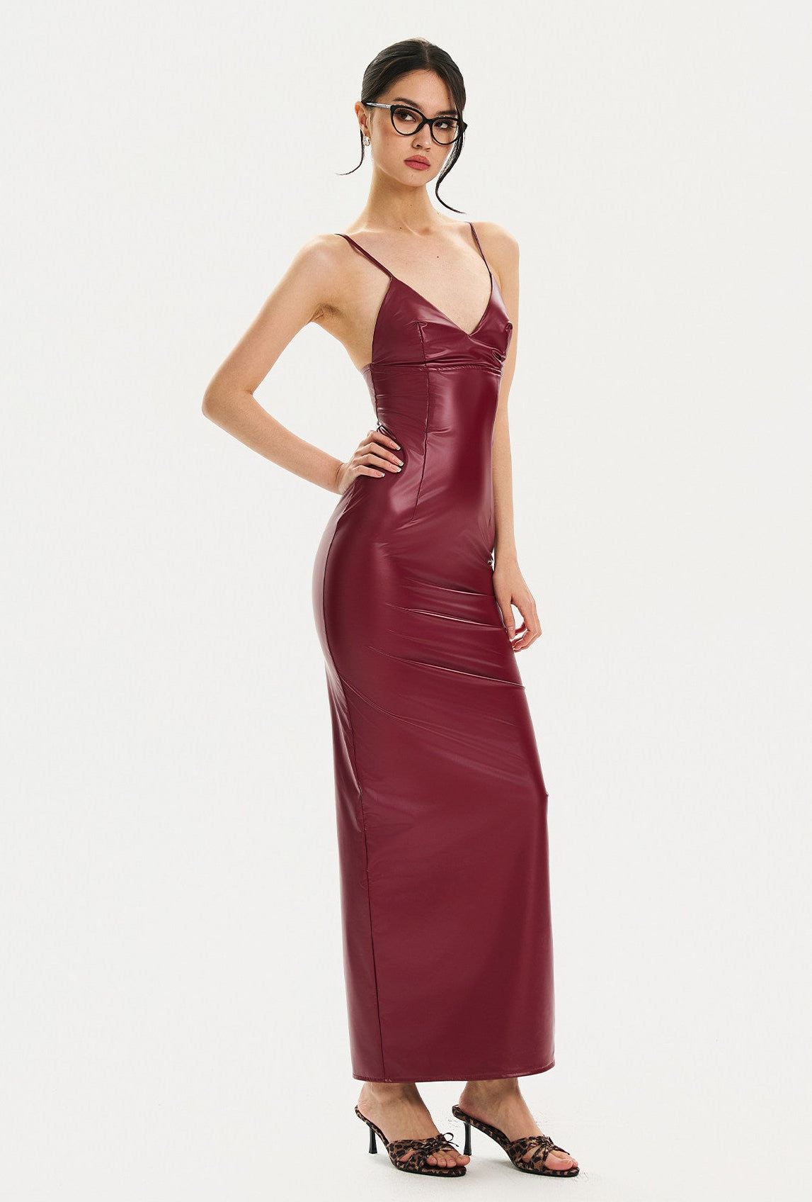 Mulberry Silk Long Dress - Elegant Evening Wear