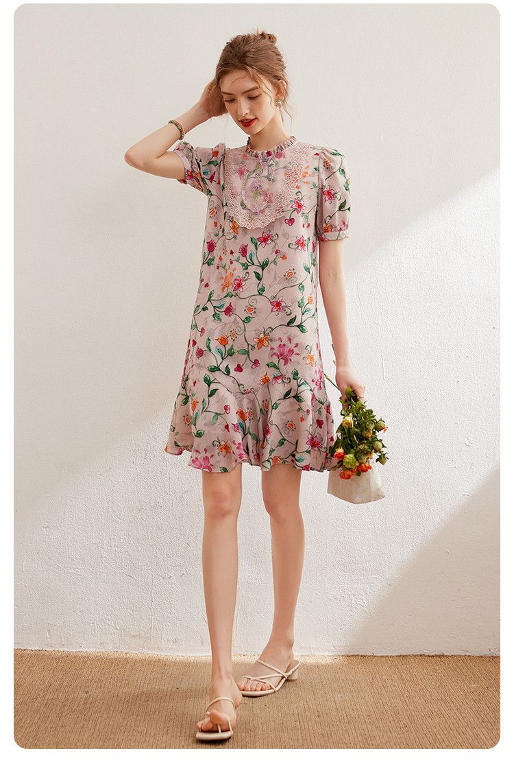 Selah Luxe Mood Embroidery Dress