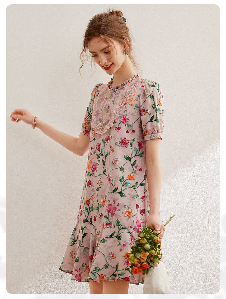 Selah Luxe Mood Embroidery Dress
