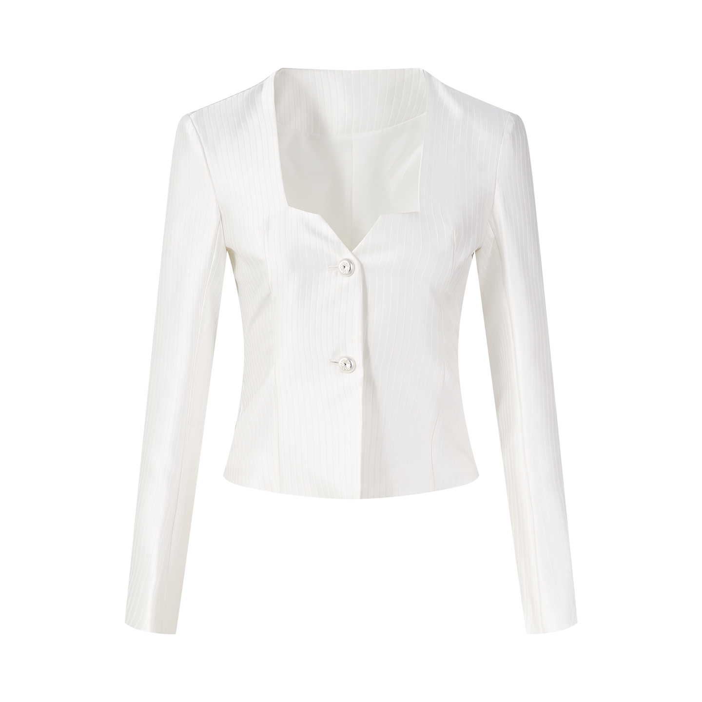 Viscose - Fitted Top and Skirt Two-Piece Set