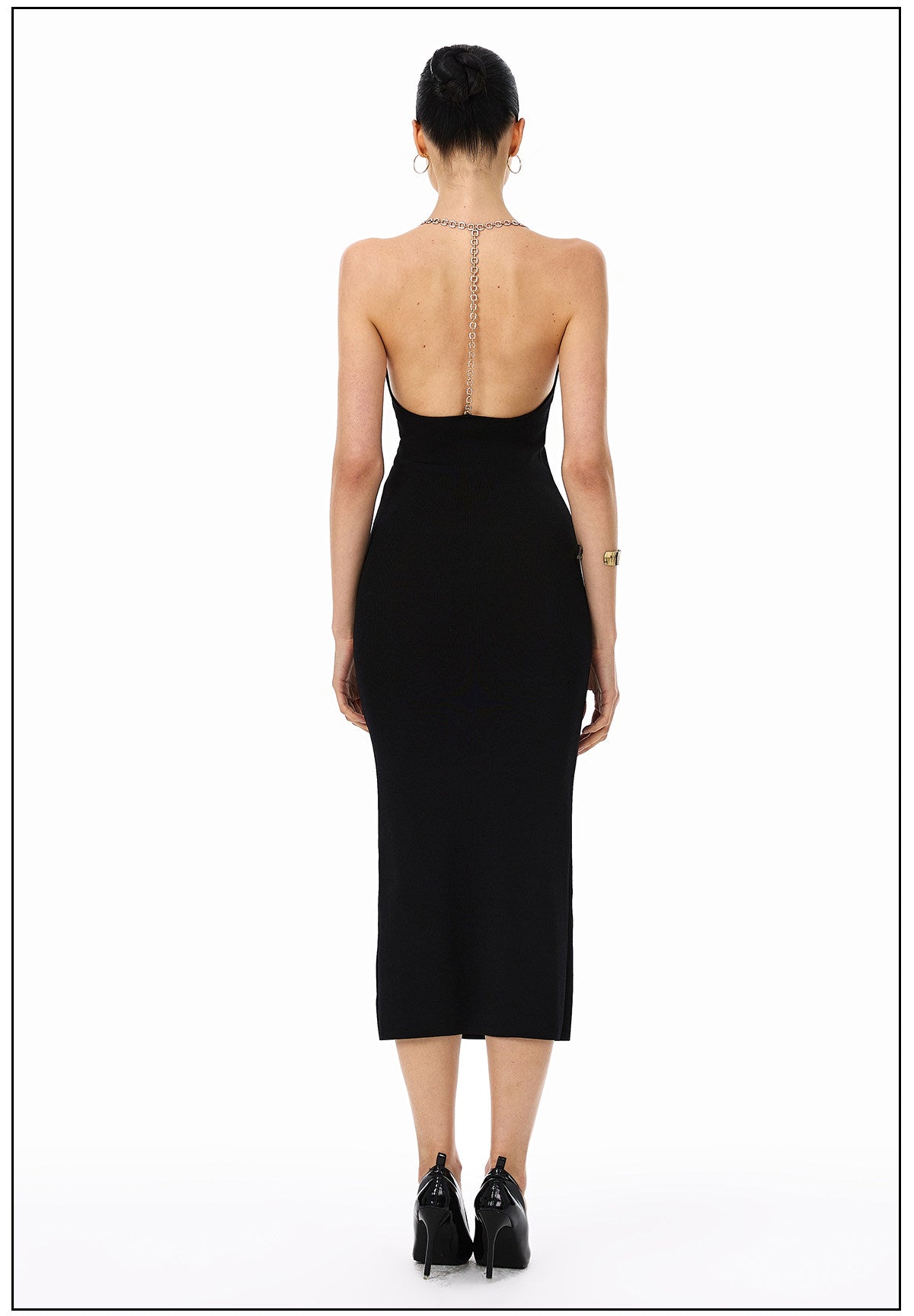 Bling Knit Dress - Fitted Evening Style