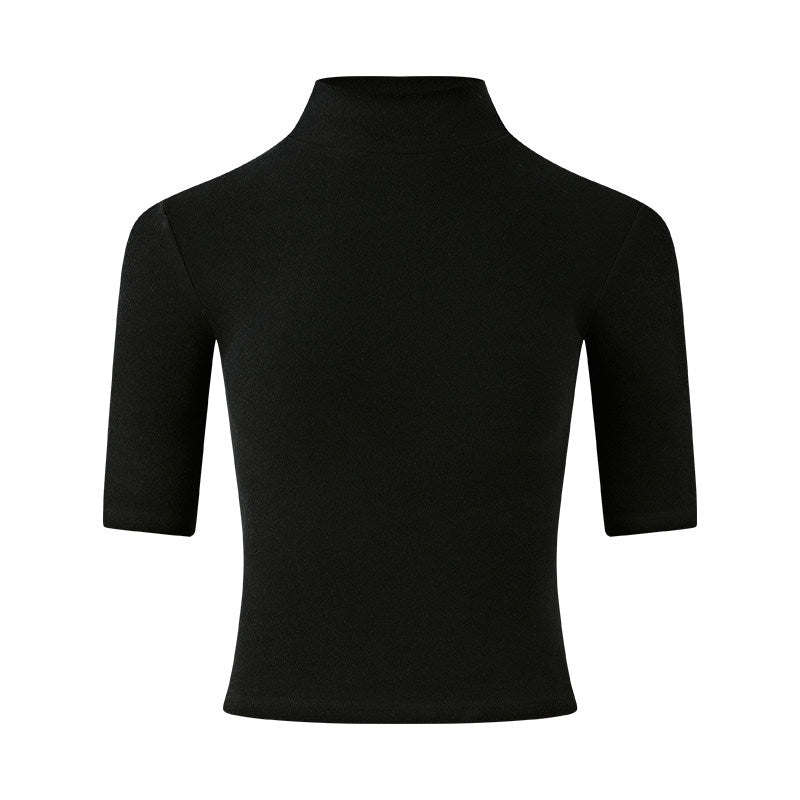 Pleated Skirt with Black and Gray T-Shirts