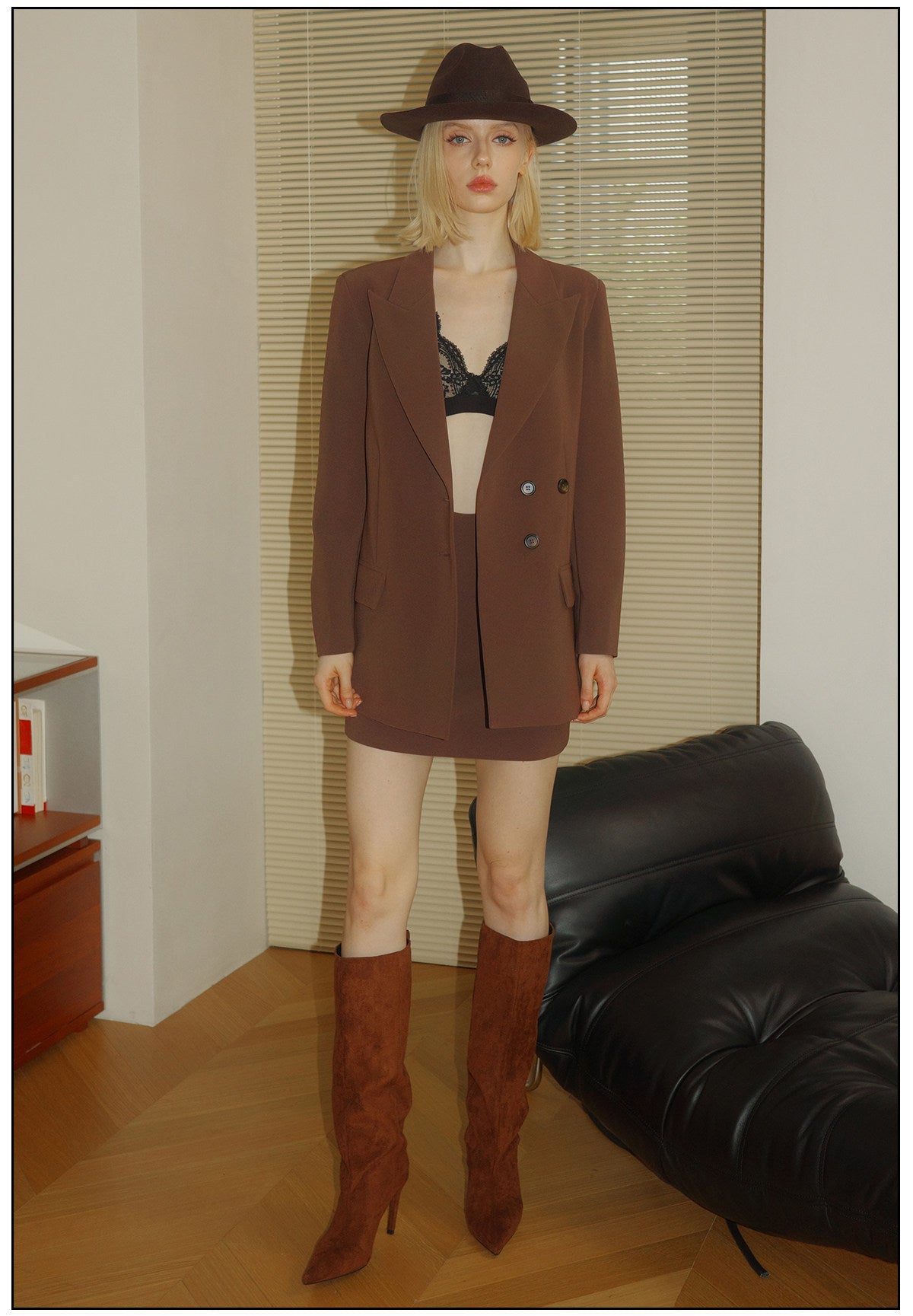 Mulberry Silk - Vintage Top and Skirt Two-Piece Set