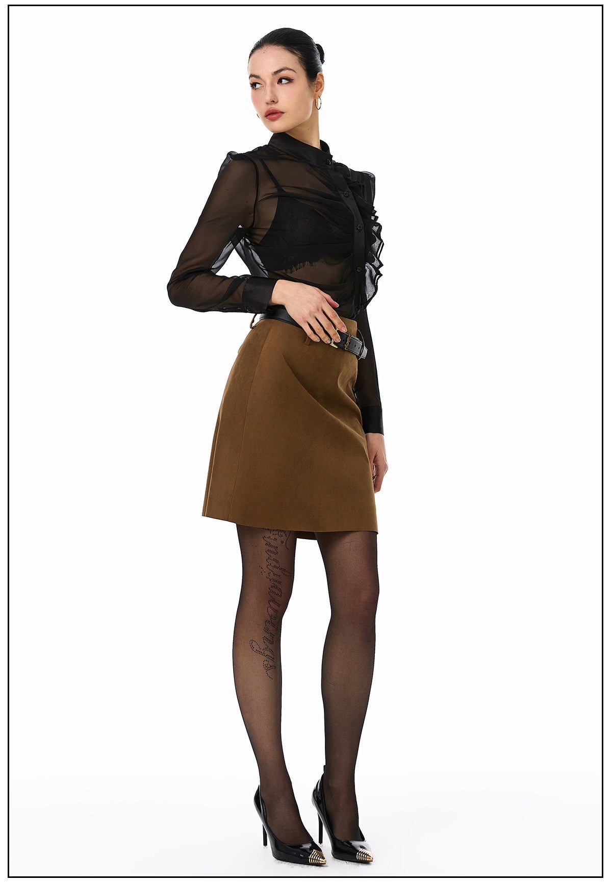 Sheer Viscose Blouse - Elegant and Lightweight
