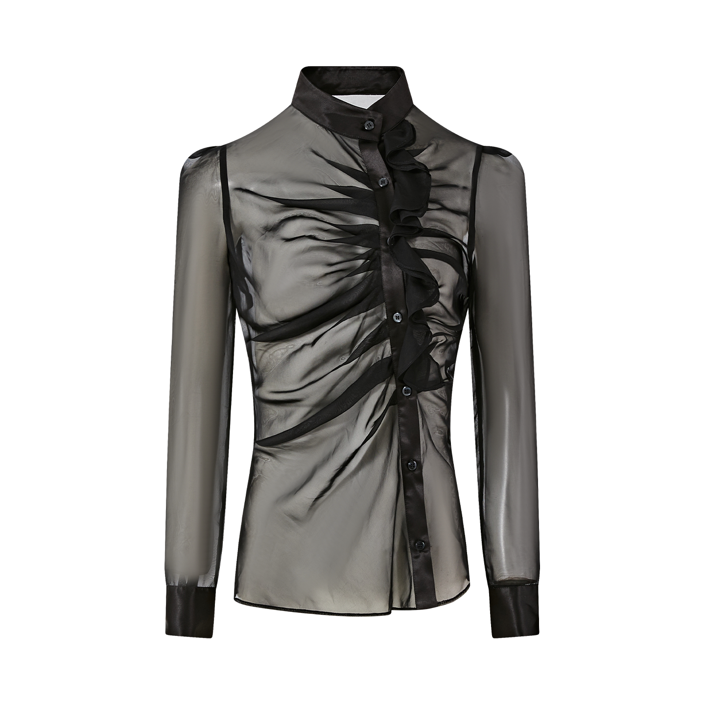 Sheer Viscose Blouse - Elegant and Lightweight