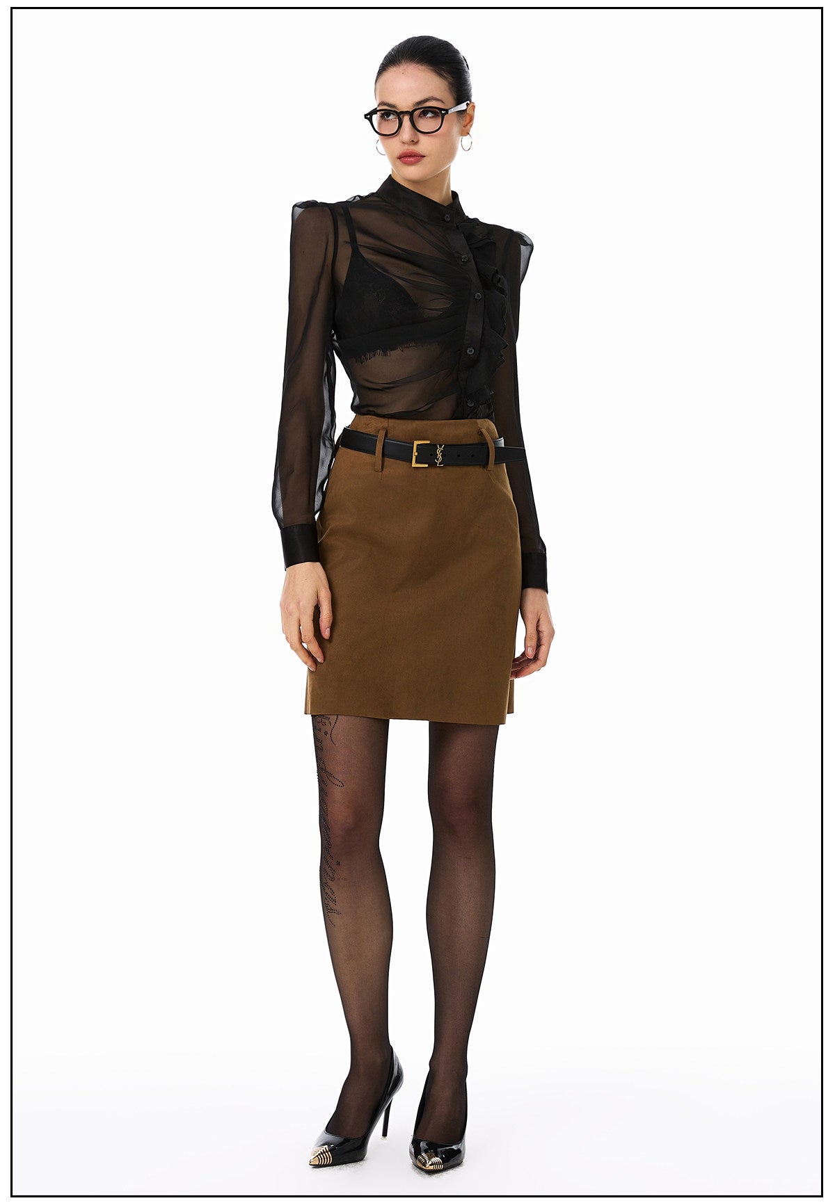 Sheer Viscose Blouse - Elegant and Lightweight