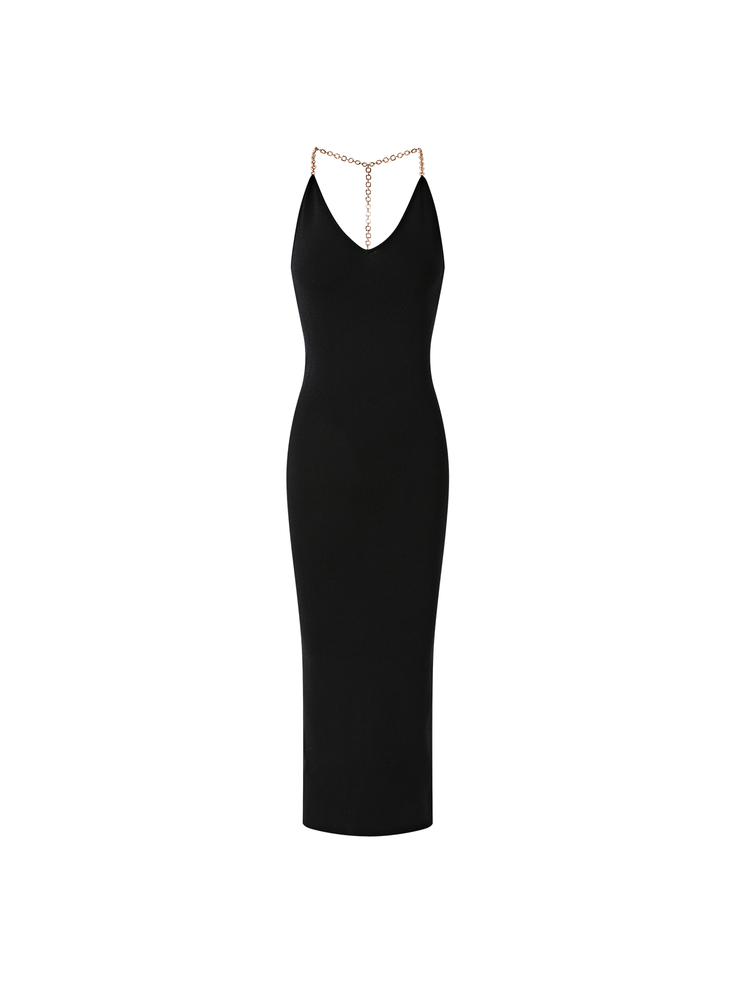 Bling Knit Dress - Fitted Evening Style