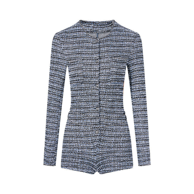 Viscose Jumpsuit with Belt - French Style