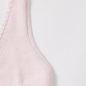Mulberry Silk Top with Lace Halter Neck