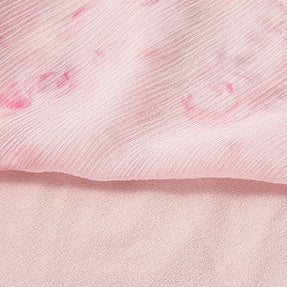 Floral Embroidered Dress - Romantic Pink