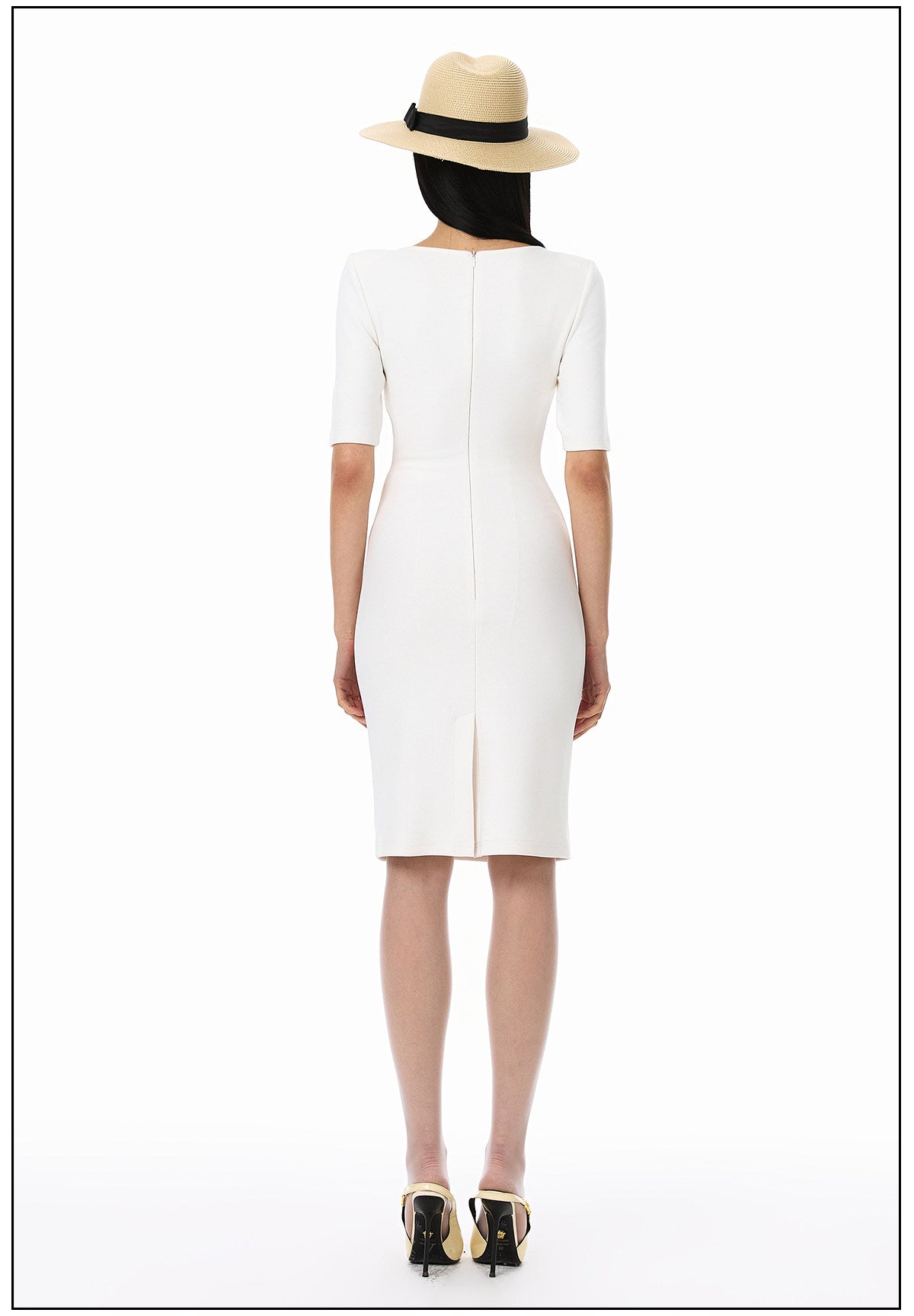 Viscose Dress - Stylish Fitted Design