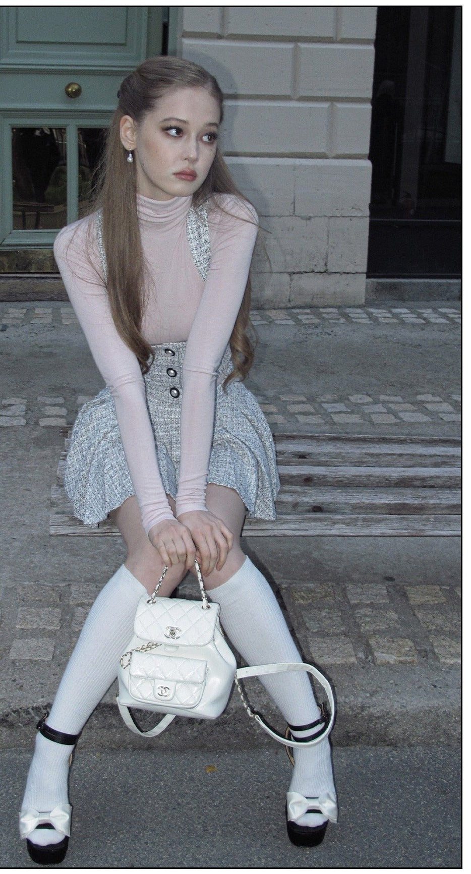 Tweed - Top and Skirt Two-Piece Set