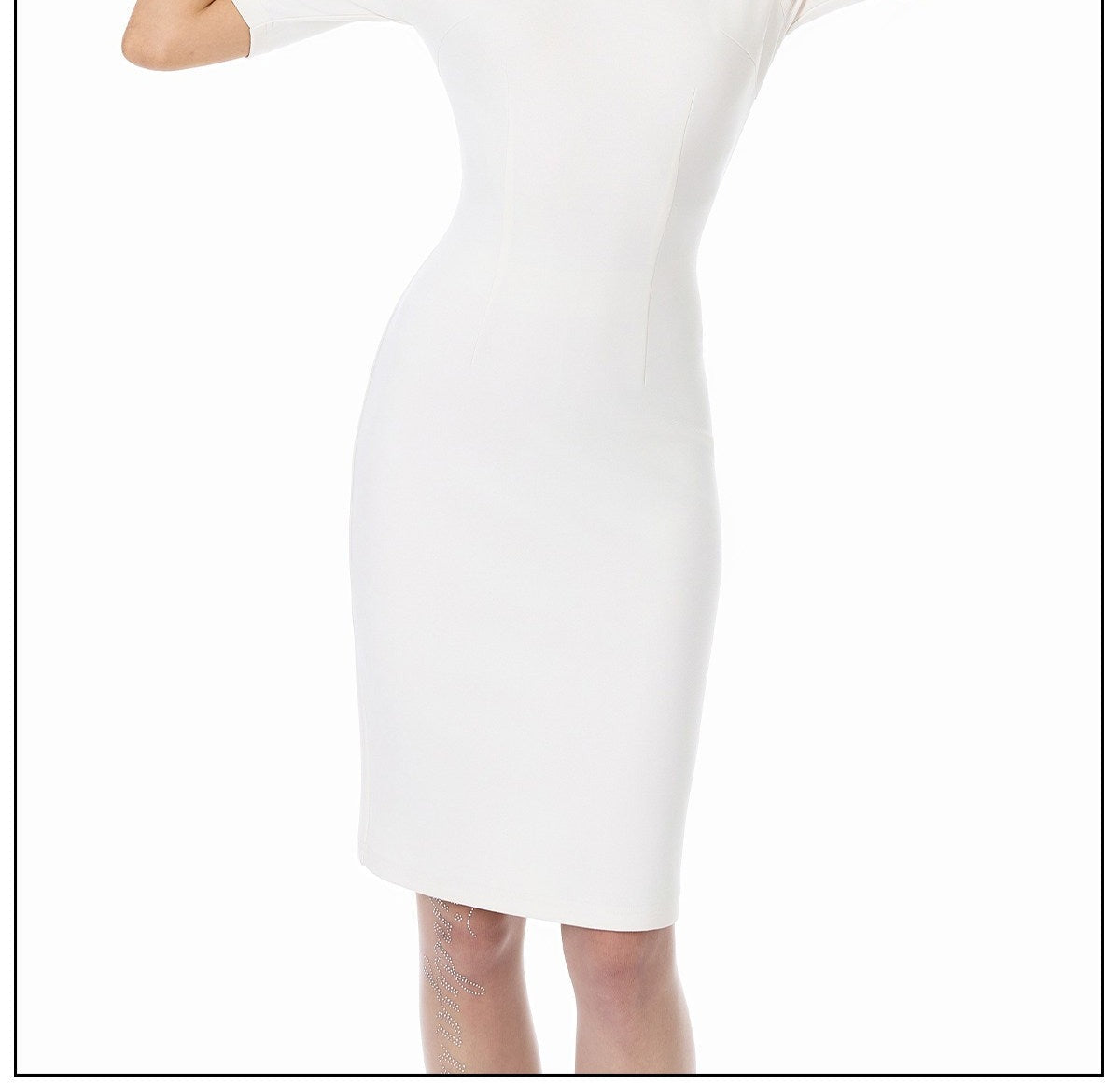 Viscose Dress - Stylish Fitted Design