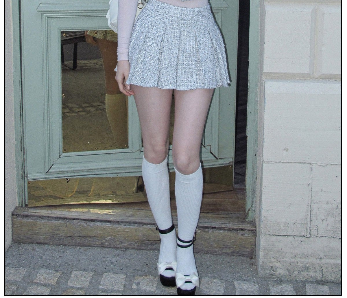 Tweed - Top and Skirt Two-Piece Set