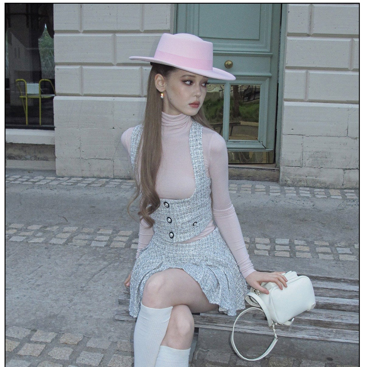 Tweed - Top and Skirt Two-Piece Set