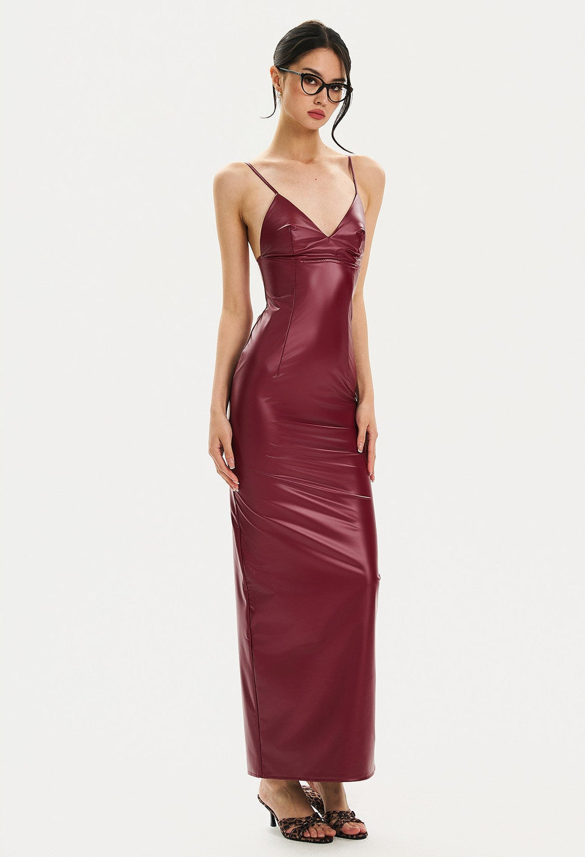 Mulberry Silk Long Dress - Elegant Evening Wear