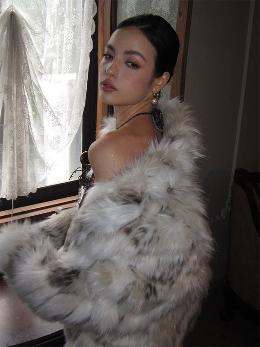 Faux Fur Coat - Stylish Winter Outerwear