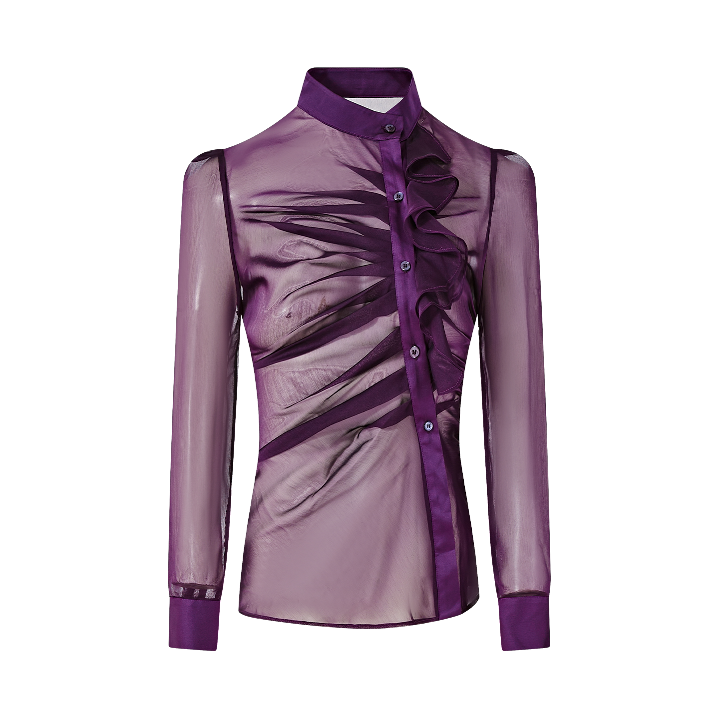 Sheer Viscose Blouse - Elegant and Lightweight