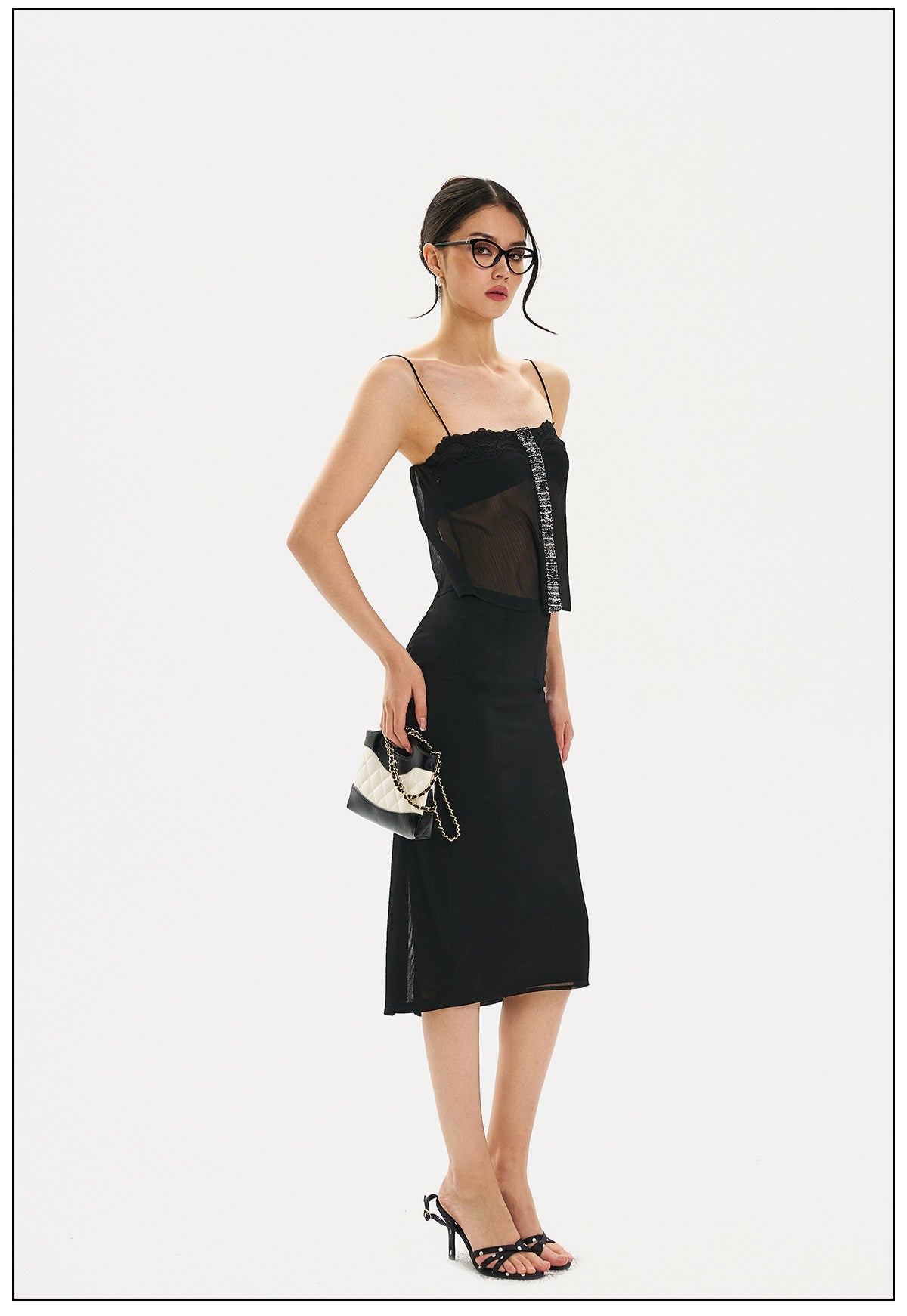 Mulberry Silk - Elegant Top and Skirt Two-Piece Set