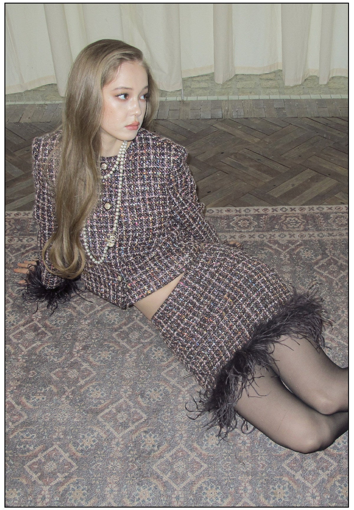Mulberry Silk - Elegant Top and Skirt Two-Piece Set