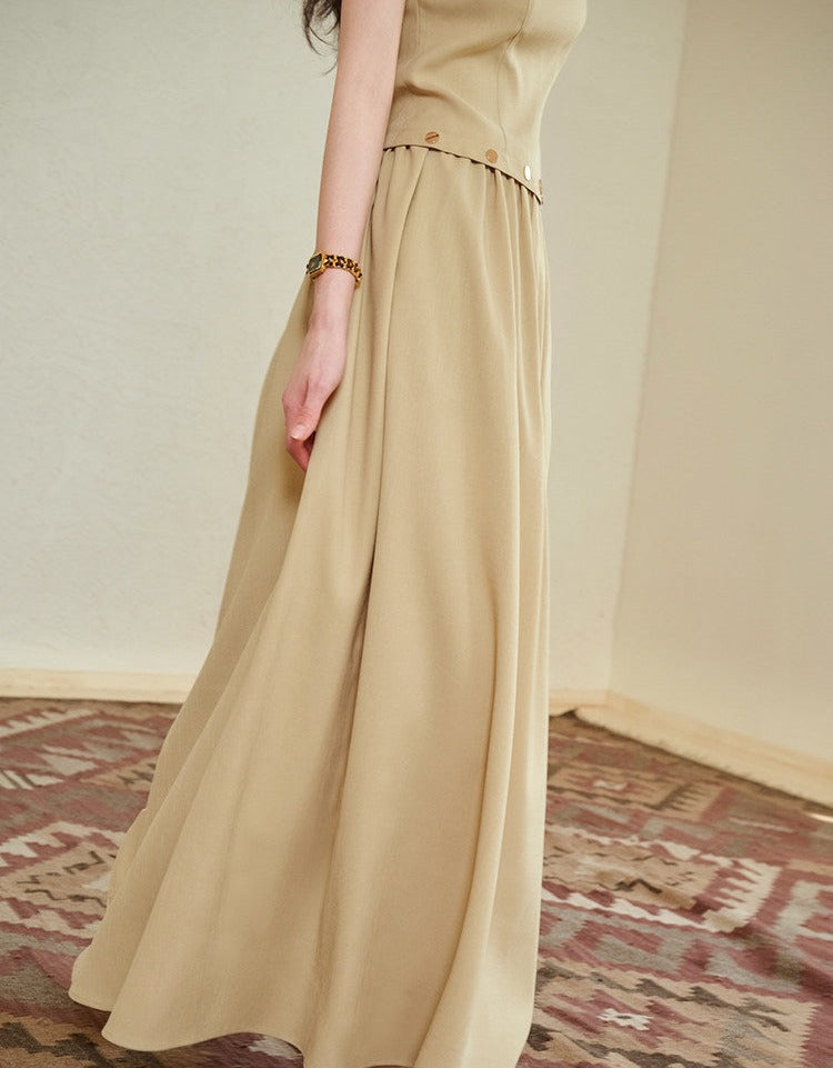 Viscose Top and Skirt Set - Textured Design