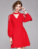 Red Anthurium Dress