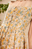Pastoral Floral Embroidered Slip Dress