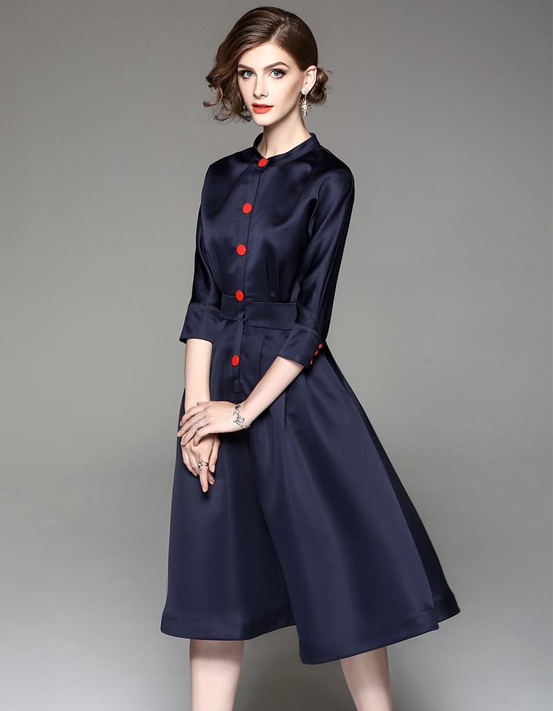 Blue Hepburn Dress