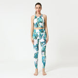 ﻿Printed Fitness Yoga Suit